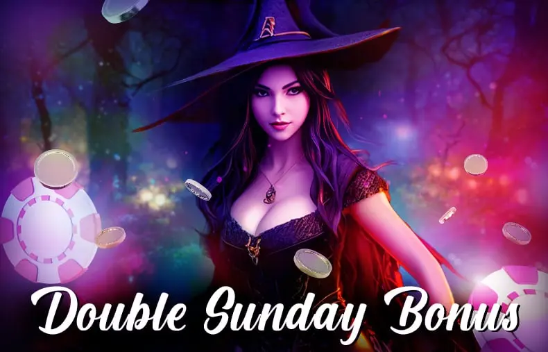 Double bonus du dimanche proposé par Magical Spin Casino