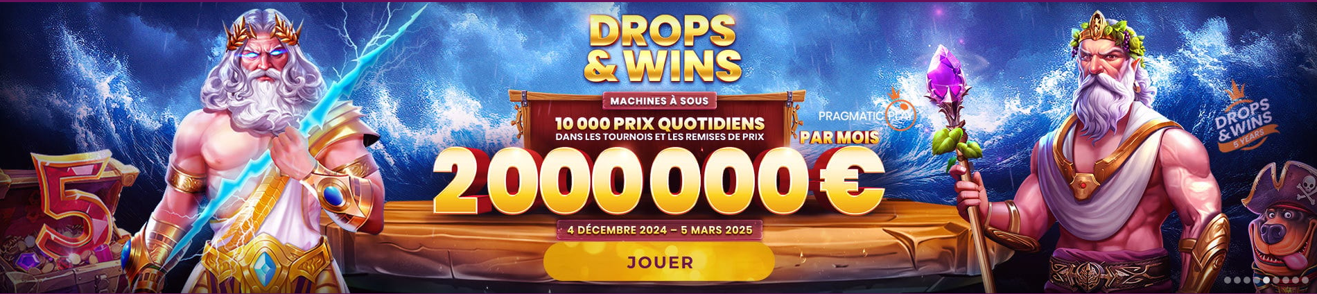 Tournois et remises de prix sur Magical Spin Casino