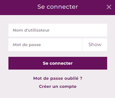 Espace de connexion des membres du casino Magical Spin