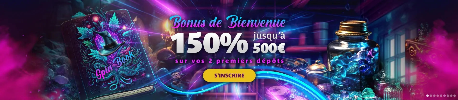 Bonus de bienvenue 100% jusqu’à 2 000 € et 200 tours gratuits sur Magical Spin Casino